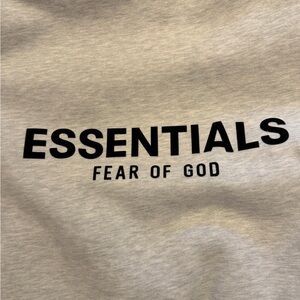 Essentials Crewneck Sweatshirt - Light Gray with Neutral Logo